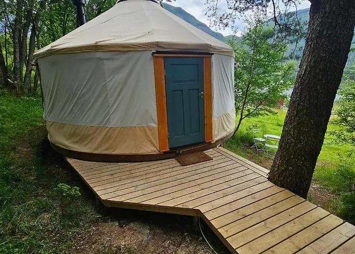 Luxuszelt Cozy Yurt On Regenerative Farm Sykkylven